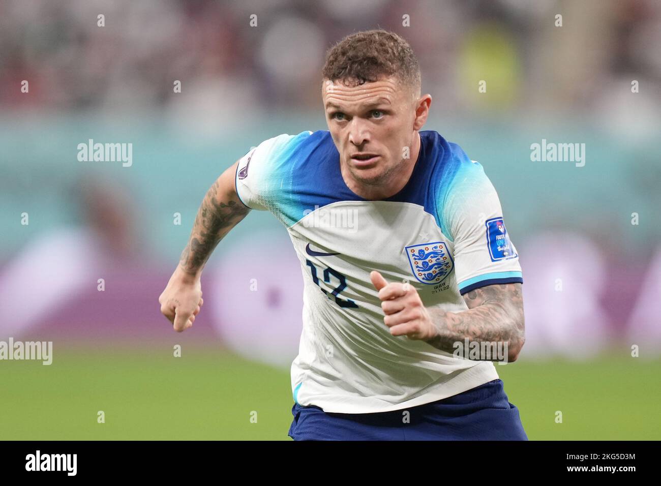 Kieran Trippier of England during the Qatar 2022 World Cup match, group ...