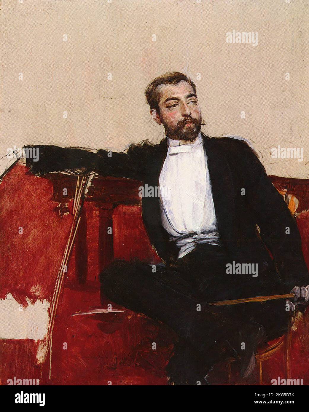 JOHN SINGER SARGENT (1856-1925)  American painter about 1890 painted by Giovanni Boldini Stock Photo