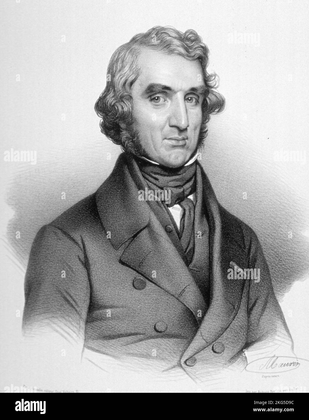 Pierre Nicolas Gerdy (1797 – 1856) French physician Stock Photo