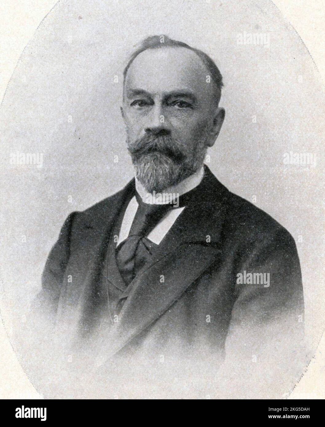 Karl Wilhelm Ritter von Kupffer (1829 – 1902) Baltic German anatomist Stock Photo