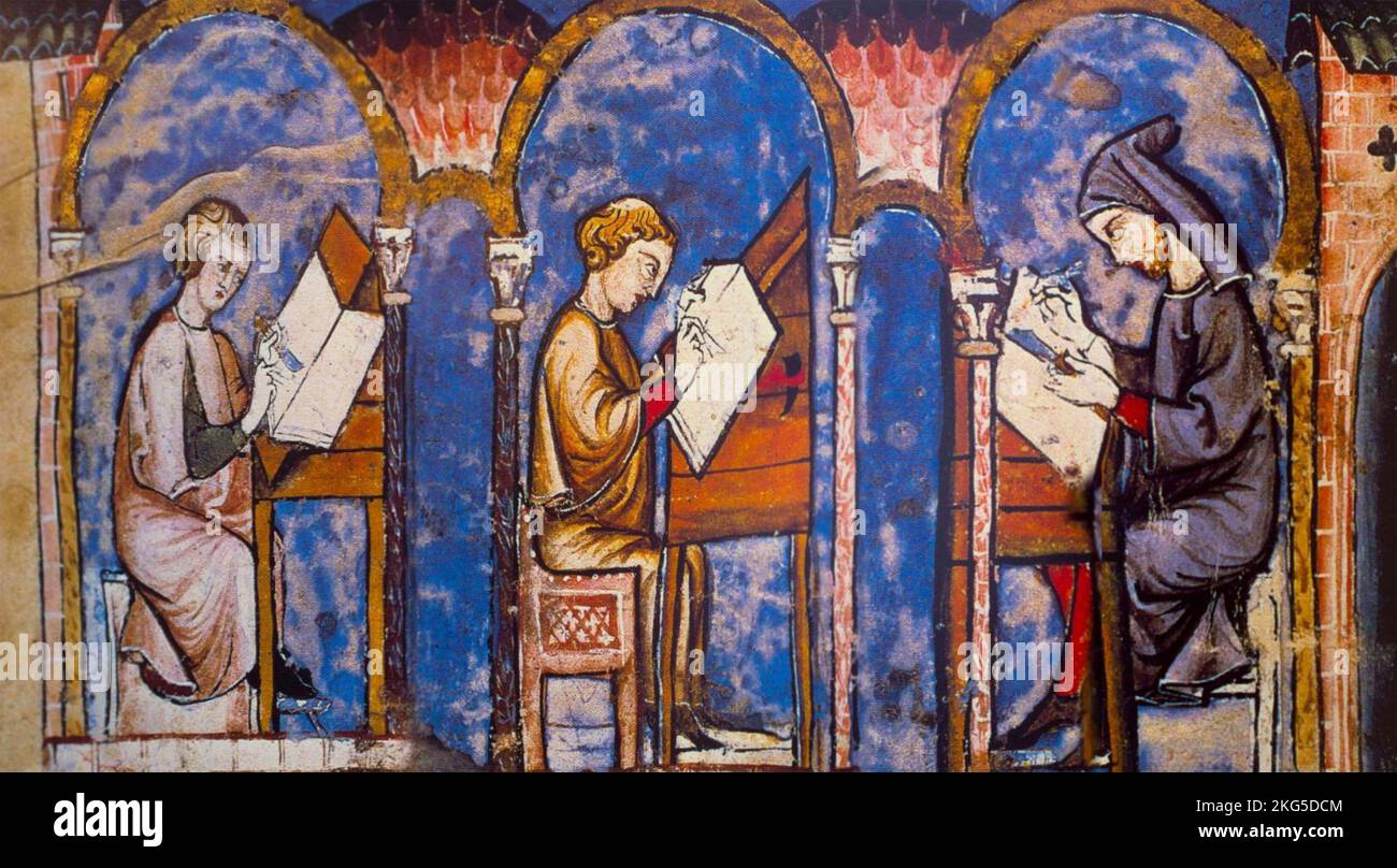 MEDIEVAL SCRIBES A 1283 Spanish Manuscript Prepared For Alfonso X MEDIEVAL SCRIBES A 1283 Spanish Manuscript Prepared For Alfonso X