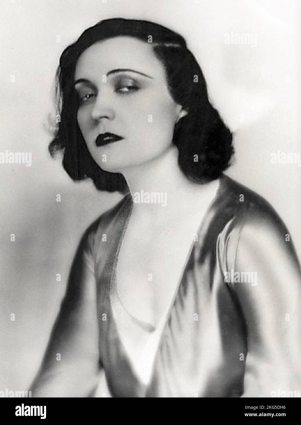 POLA NEGRI (1897-1987) Polish film actress and singer in 1931 Stock Photo
