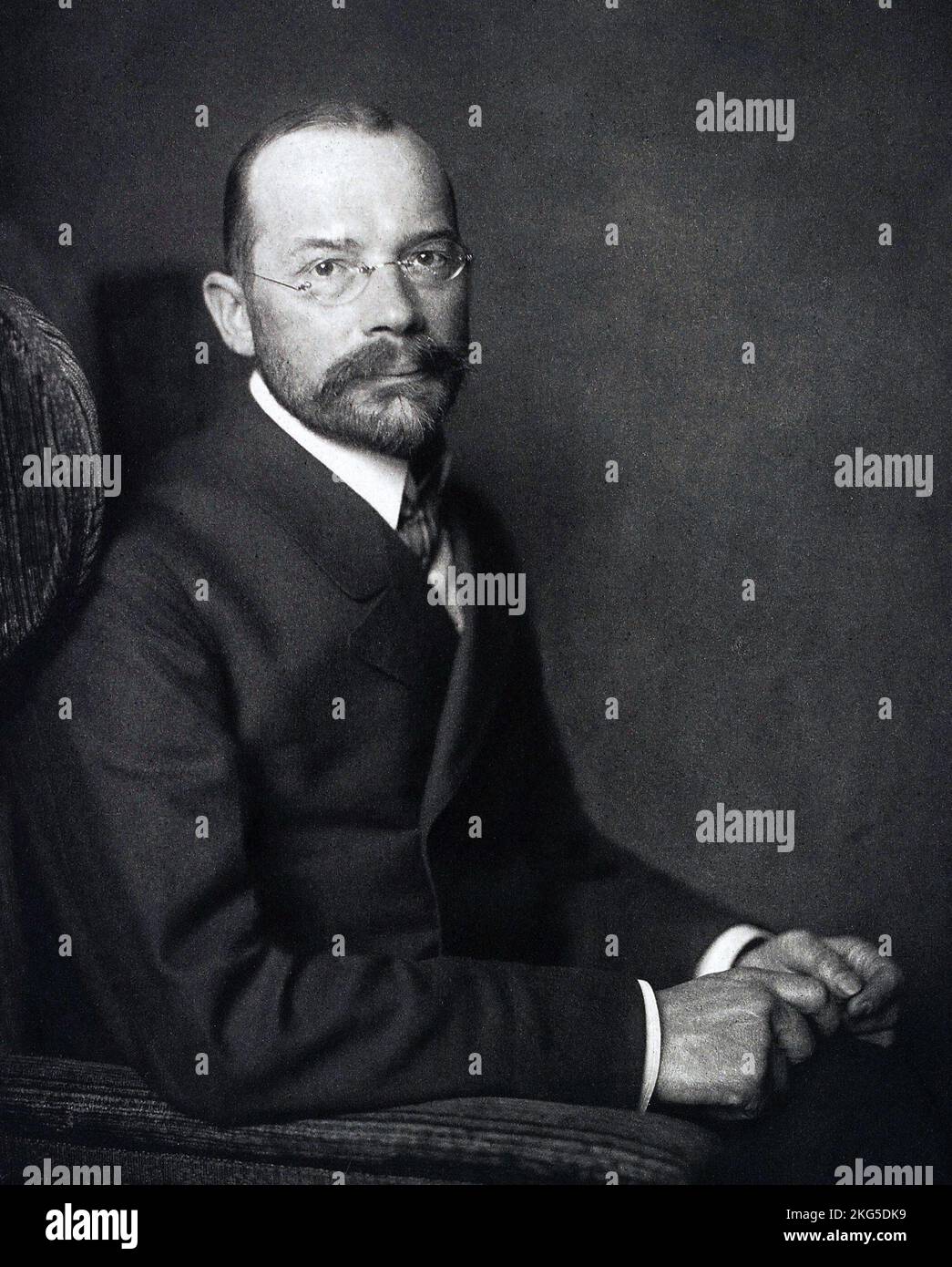 Wilhelm His Jr. (1863 – 1934) Swiss cardiologist and anatomist Stock Photo
