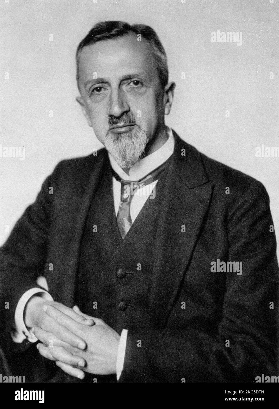 Friedrich Auerbach (1870 – 1925) German chemist. Stock Photo