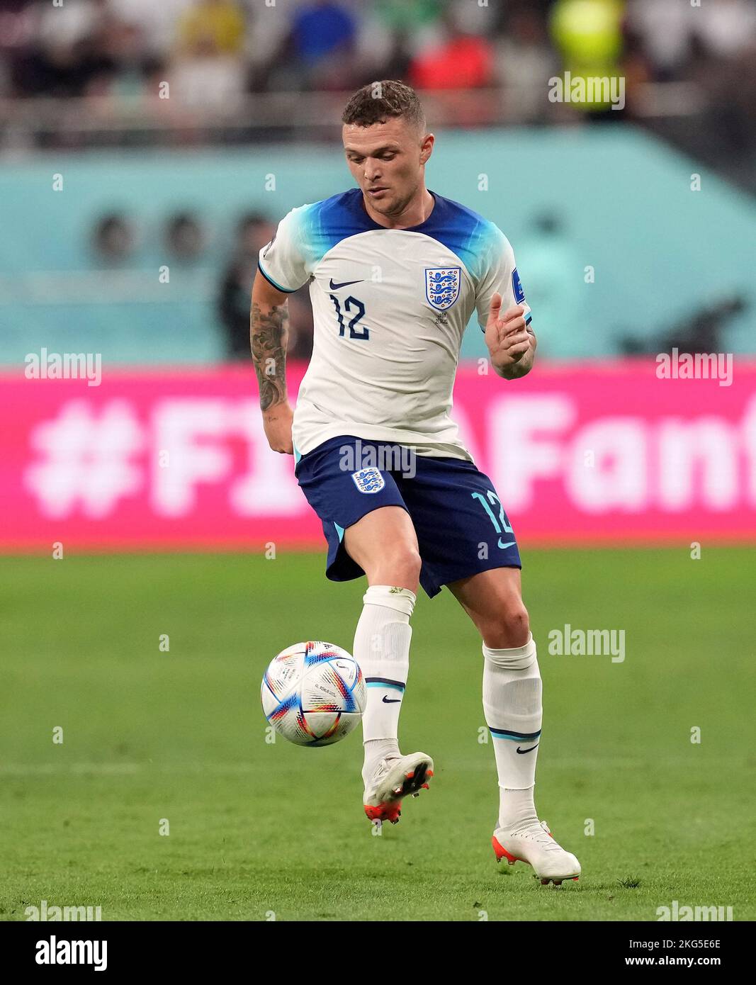 England's Kieran Trippier during the FIFA World Cup Group B match at ...