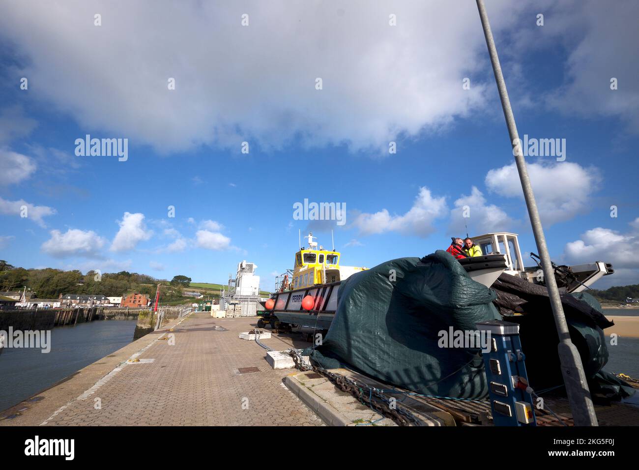 Padstow Cornwall UK 11 21 2022 Padstow Harbour South Quay Stock Photo