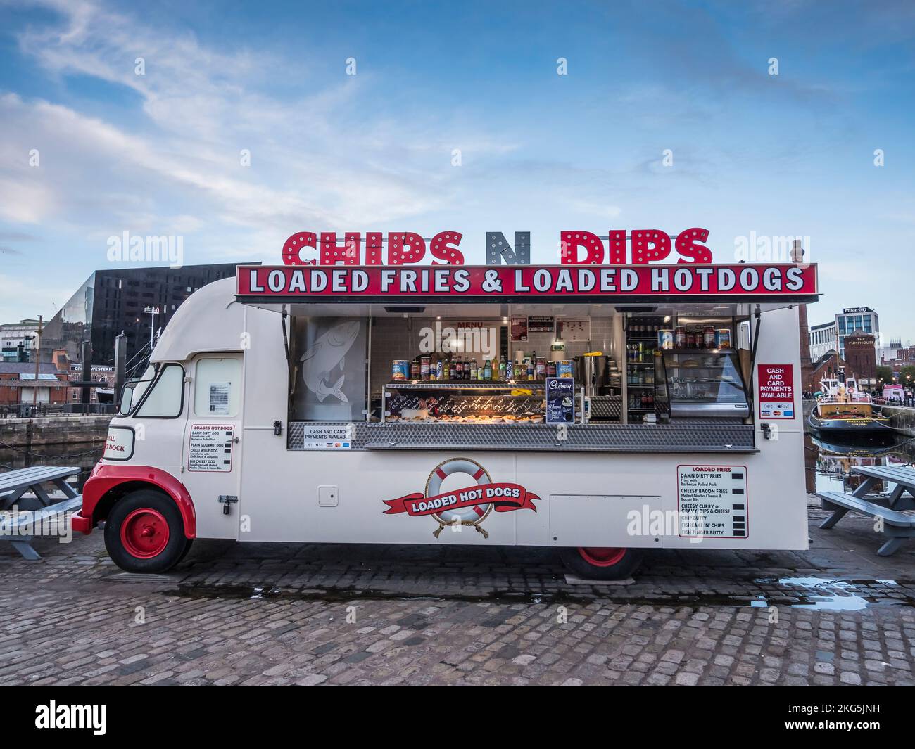 Street scenes in the Port city of Liverpool in the area around Albert