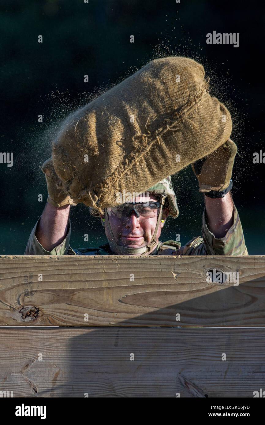Spc. Jake Reichman of Squad 5, representing the U.S Army Special ...