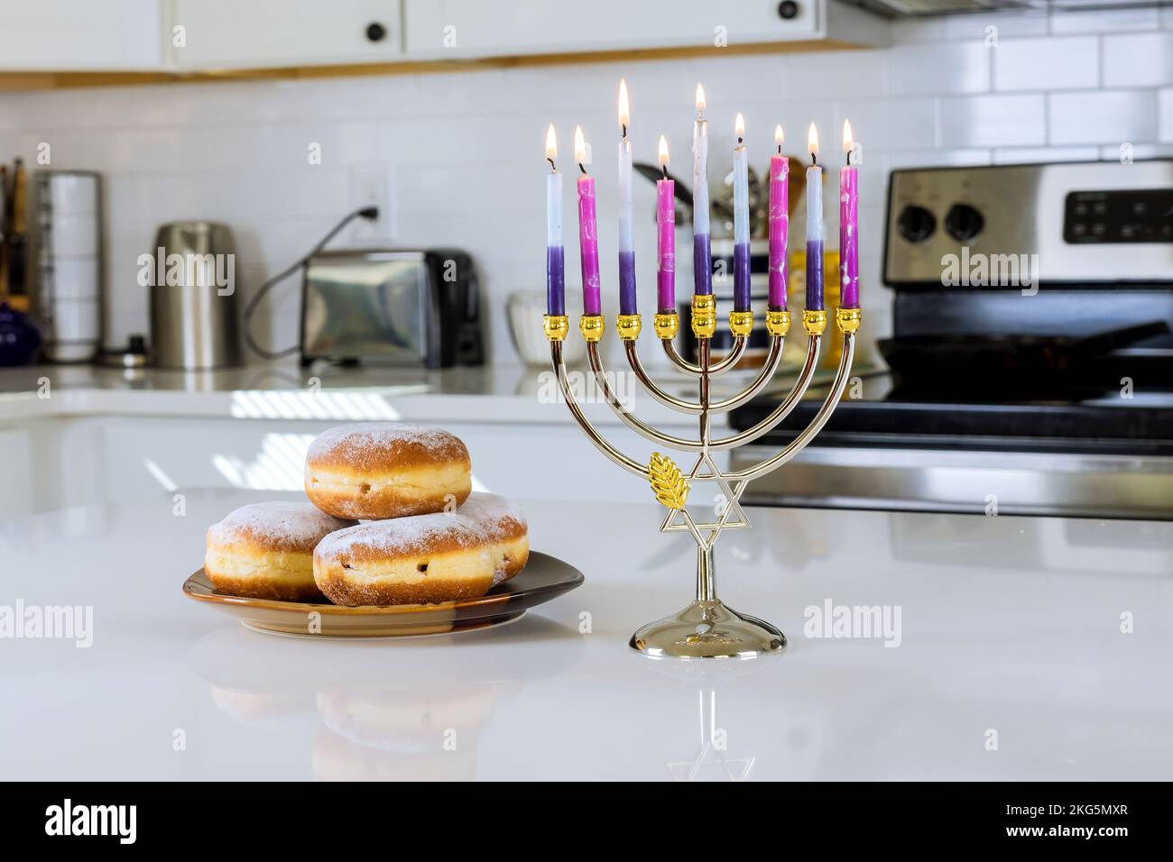 Hanukkah celebration Judaism tradition family religious holiday symbols