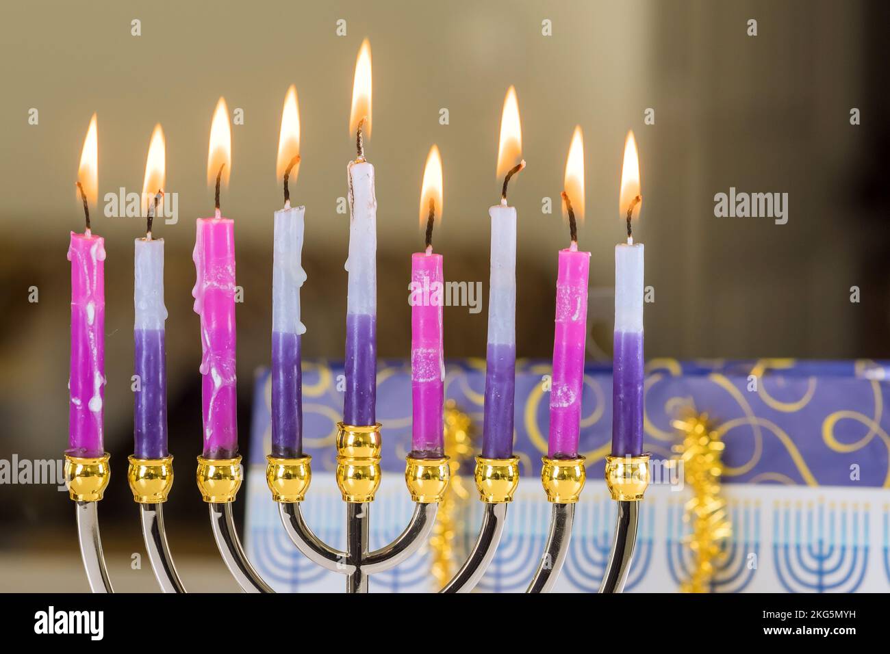 Jewish tradition Hanukkah celebration family religious holiday symbols