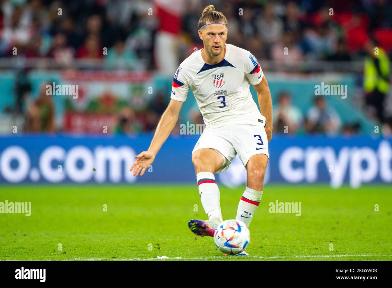 Walker ZIMMERMAN of USA in action during the FIFA World Cup Qatar 2022 Group B match between USA