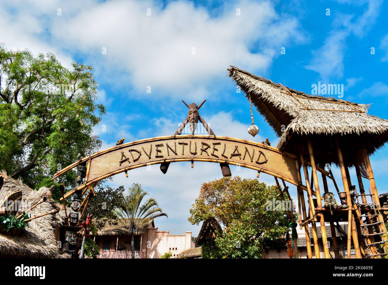 Adventureland Sign Stock Photo