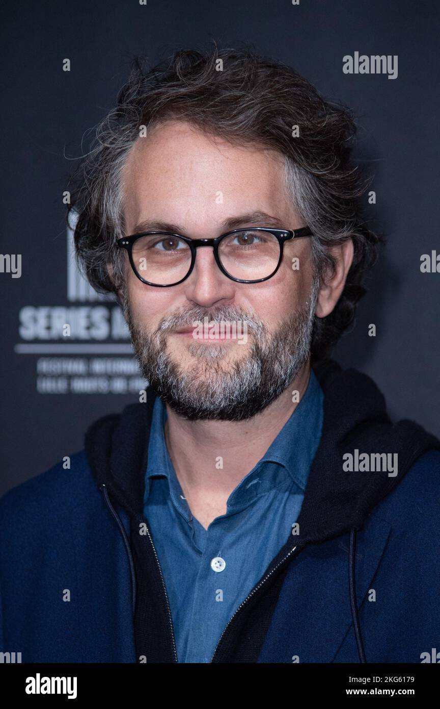 Stephane Drouet attending the Series Mania's Photocall at the