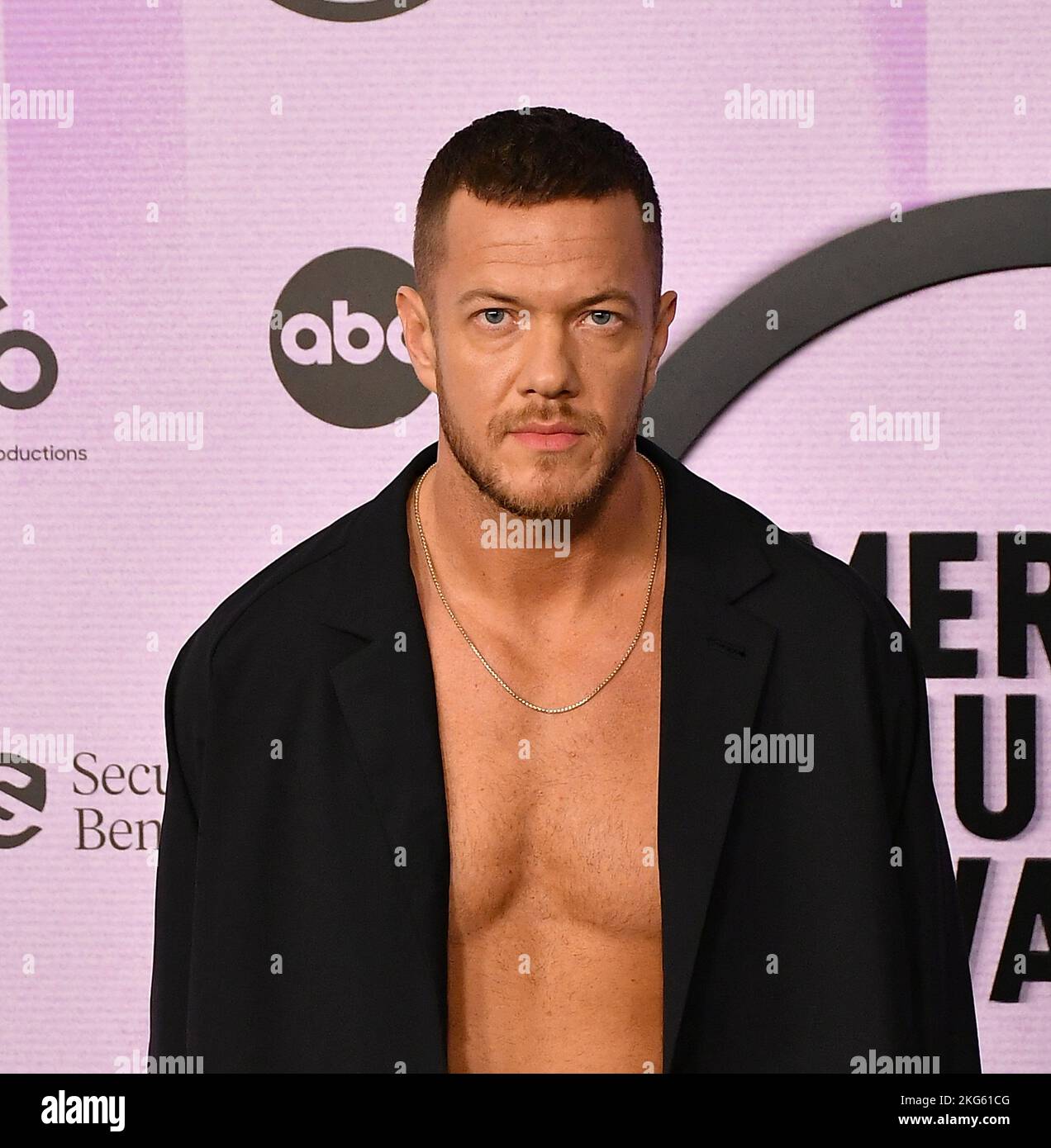 Dan Reynolds of Imagine Dragons attend the 2022 American Music Awards at Microsoft Theater on November 20, 2022 in Los Angeles, California. Photo: Casey Flanigan/imageSPACE/MediaPunch Stock Photo