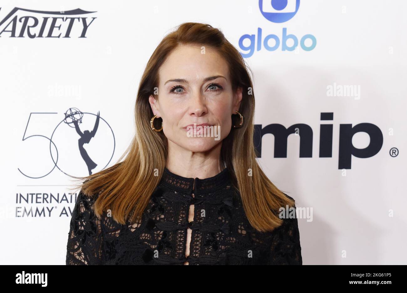 New York, United States. 21st Nov, 2022. Claire Forlani arrives on the red carpet at the 50th International Emmy Awards at Casa Cipriani in New York City on Monday, November 21, 2022. Photo by John Angelillo/UPI Credit: UPI/Alamy Live News Stock Photo