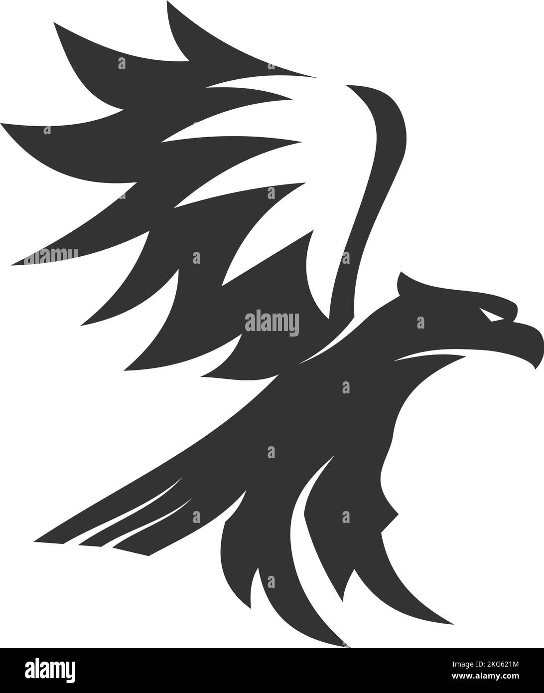 Eagle Logo Vector animal design Icon Illustration Brand Identity Stock