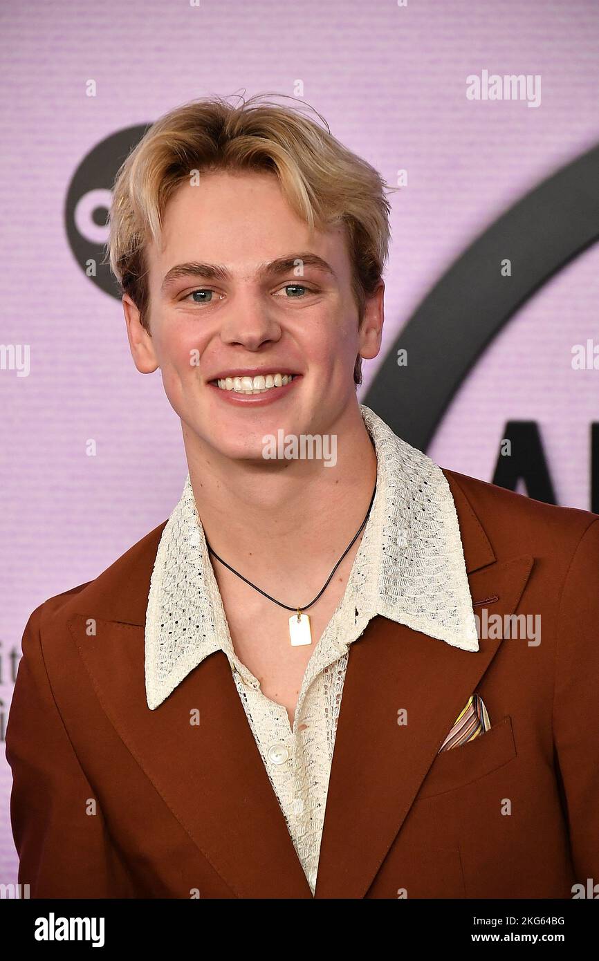Jack Wright attends the 2022 American Music Awards at Microsoft Theater on November 20, 2022 in