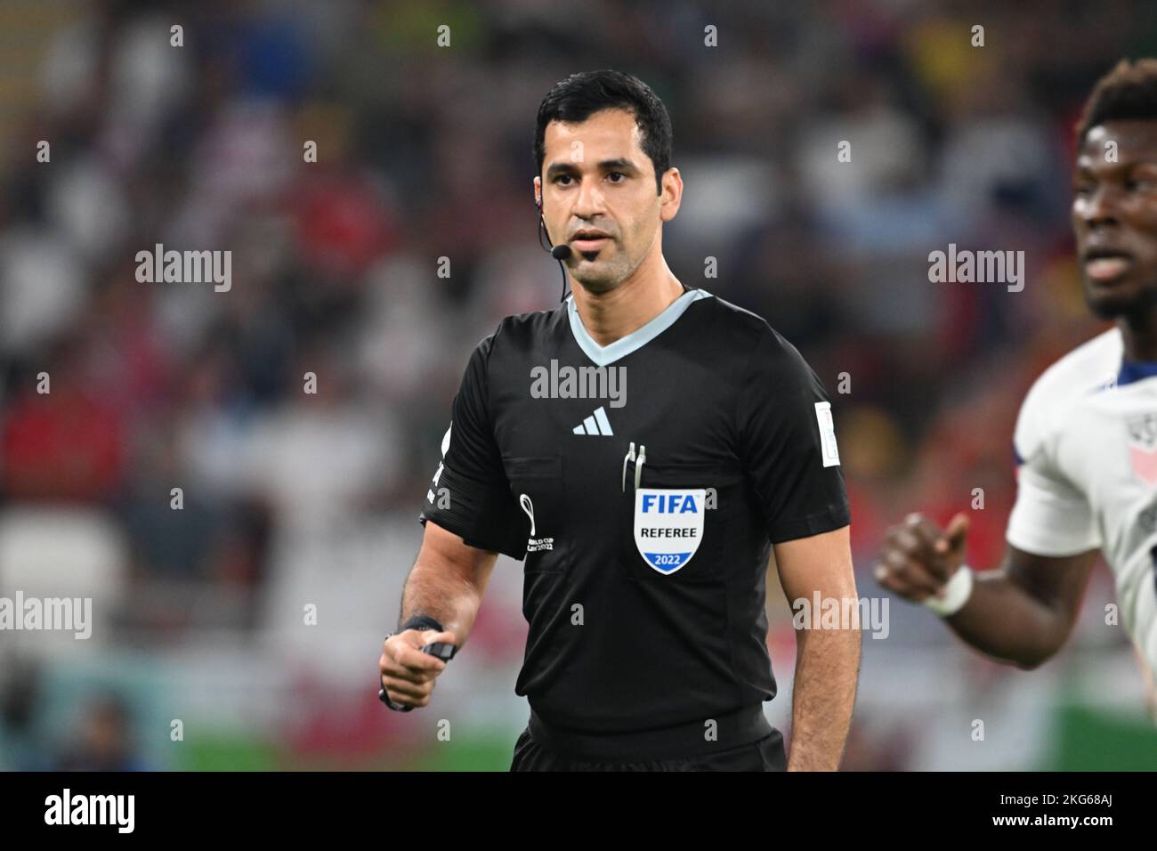 DOHA, Al Rayyan, Qatar. , . referee Abdulrahman Al Jassim Credit: SPP Sport Press Photo. /Alamy Live News Stock Photo