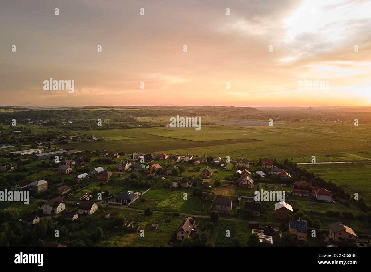 Rural cluster development hi-res stock photography and images - Alamy