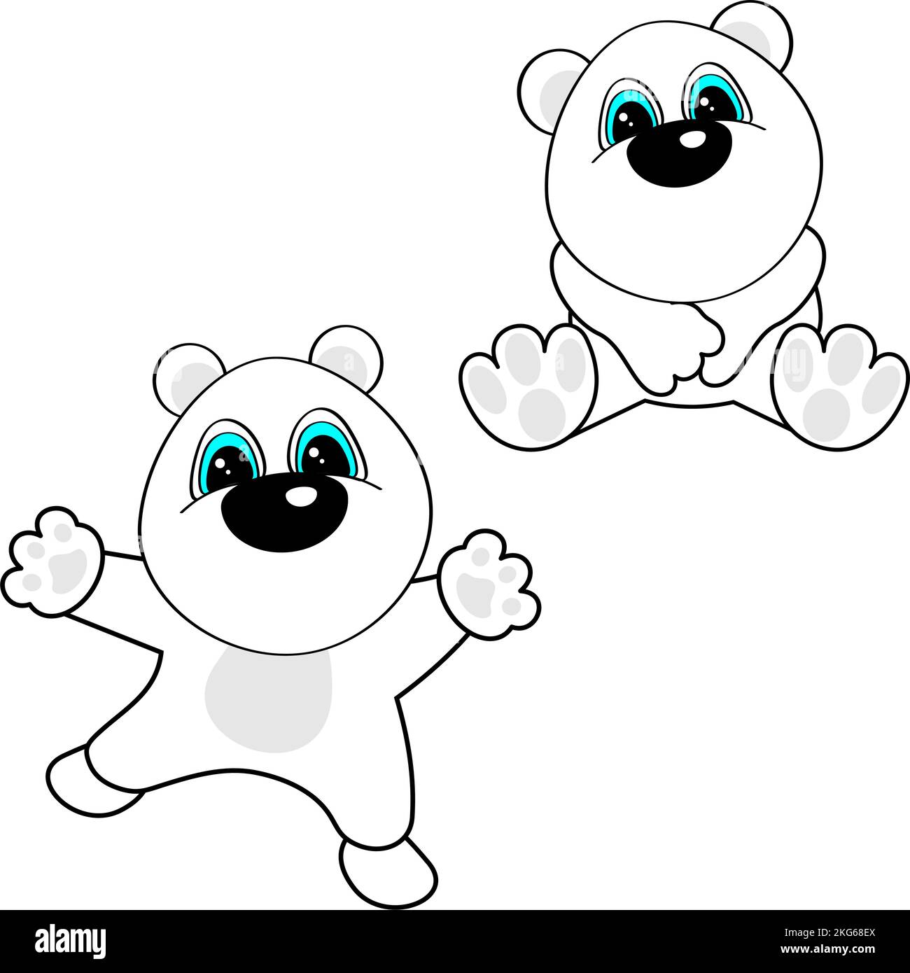 How To Draw A Baby Polar Bear Step By Step