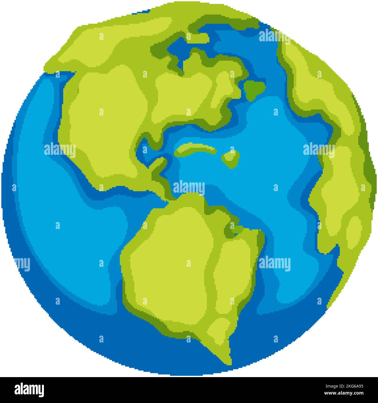 Earth globe icon on white background illustration Stock Vector Image ...