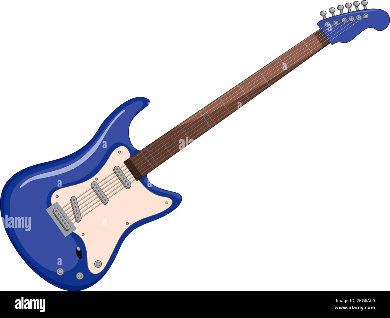 Picture of electric guitar Stock Vector Images - Alamy