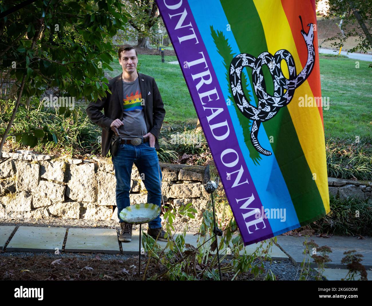 Atlanta, USA. 21st Nov, 2022. CHASE OLIVER, Libertarian Party