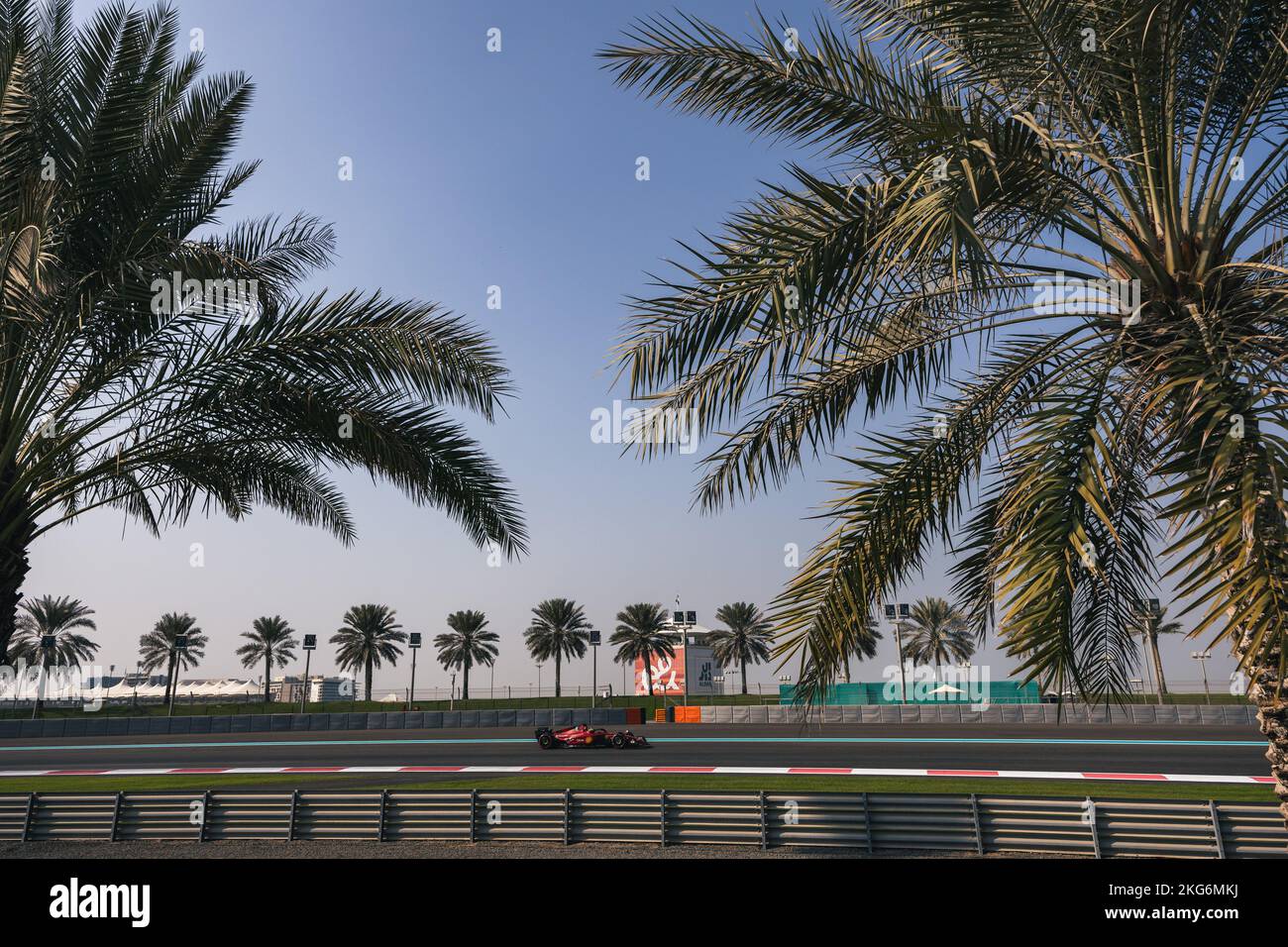 Robert Shwartzman (RUS) / (ISR) Ferrari F1-75 Development Driver. 21.11.2022. Formula 1 Testing, Yas Marina Circuit, Abu Dhabi, Monday.  Photo credit should read: XPB/Alamy Live News. Stock Photo