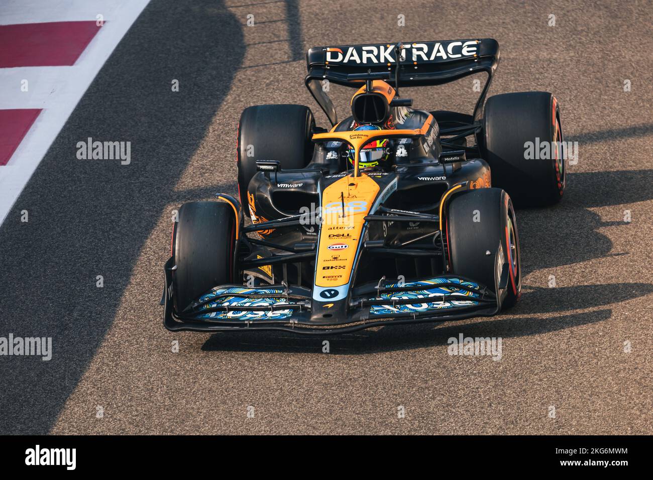 Oscar Piastri (AUS) McLaren MCL36. 21.11.2022. Formula 1 Testing, Yas Marina Circuit, Abu Dhabi, Monday.  Photo credit should read: XPB/Alamy Live News. Stock Photo