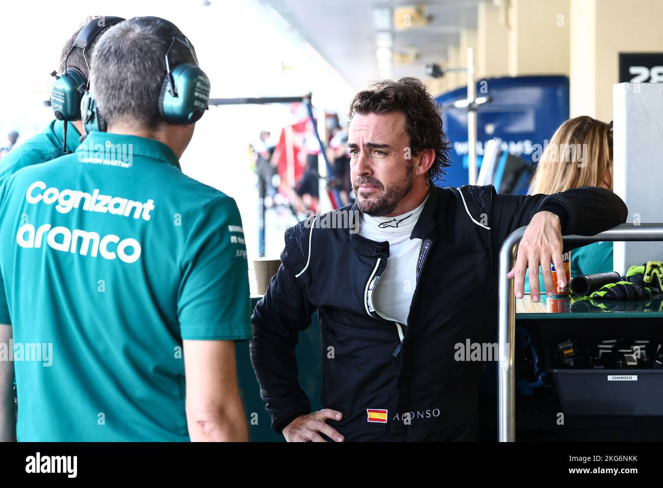 Abu Dhabi, Abu Dhabi. 21st Nov, 2022. Fernando Alonso (ESP) Aston Martin F1 Team. 21.11.2022. Formula 1 Testing, Yas Marina Circuit, Abu Dhabi, Monday. Photo credit should read: XPB/Alamy Live News. Credit: XPB Images Ltd/Alamy Live News Stock Photo