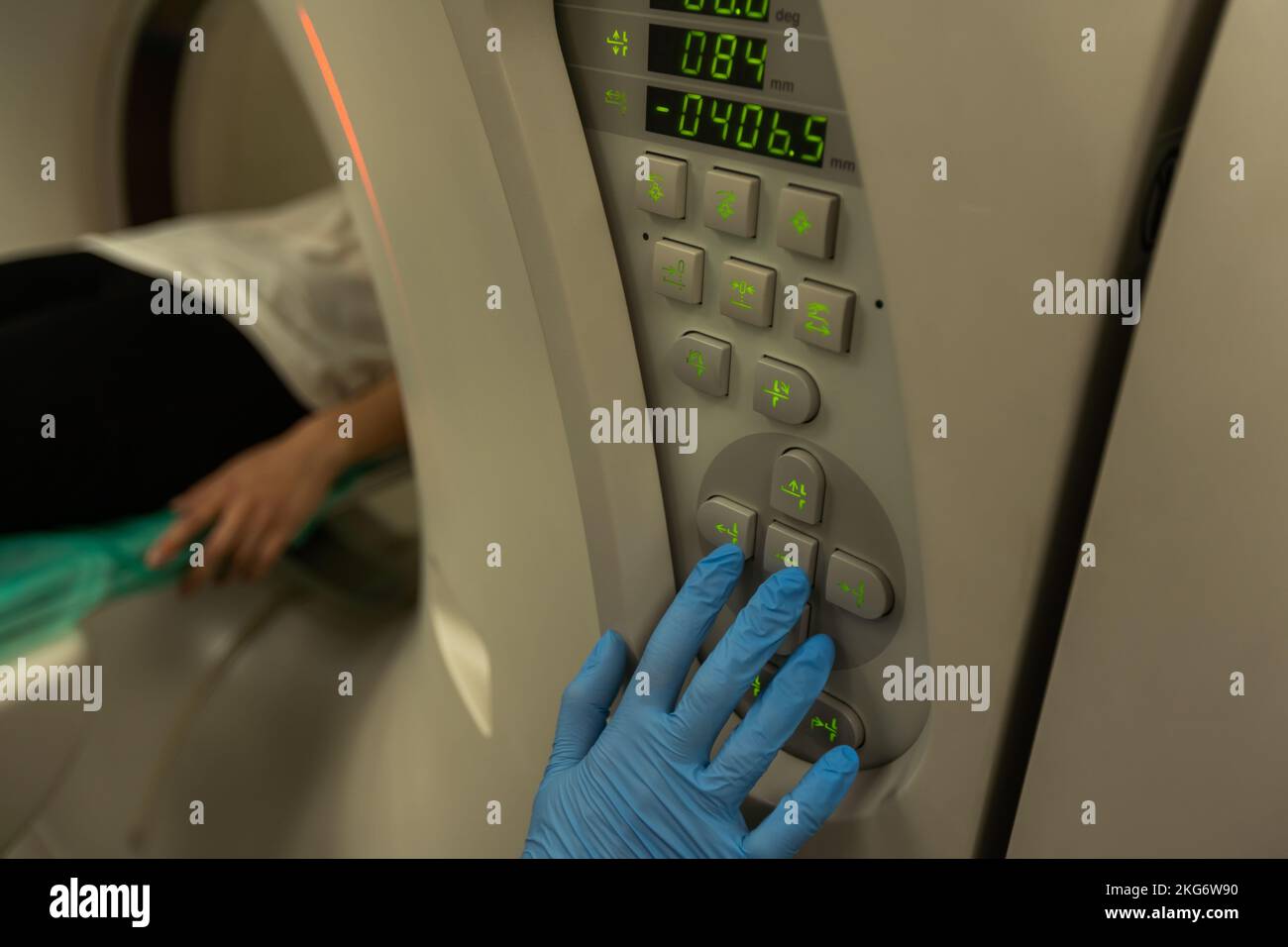 computer tomograph, computer tomography control panel Stock Photo - Alamy