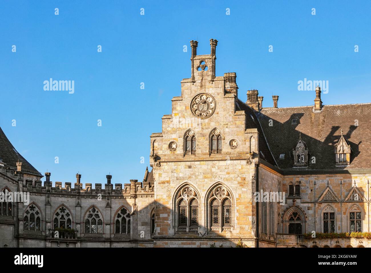 Beautiful Schloss Bentheim in Bad Bentheim, Lower Saxony, Germany Stock Photo