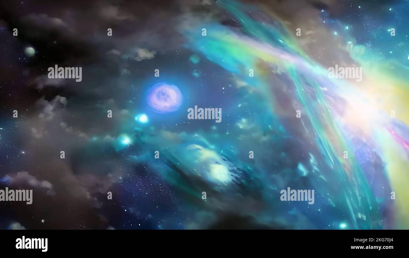 Illustrated galaxy and planets background, Cosmic background patterns ...