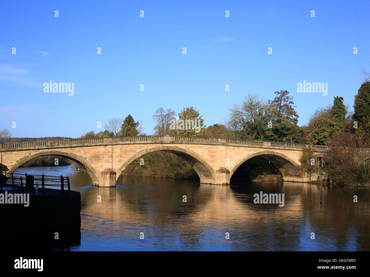 Bridge over the river Severn at Bewdley, Worcestershire, England, UK. Stock Photo