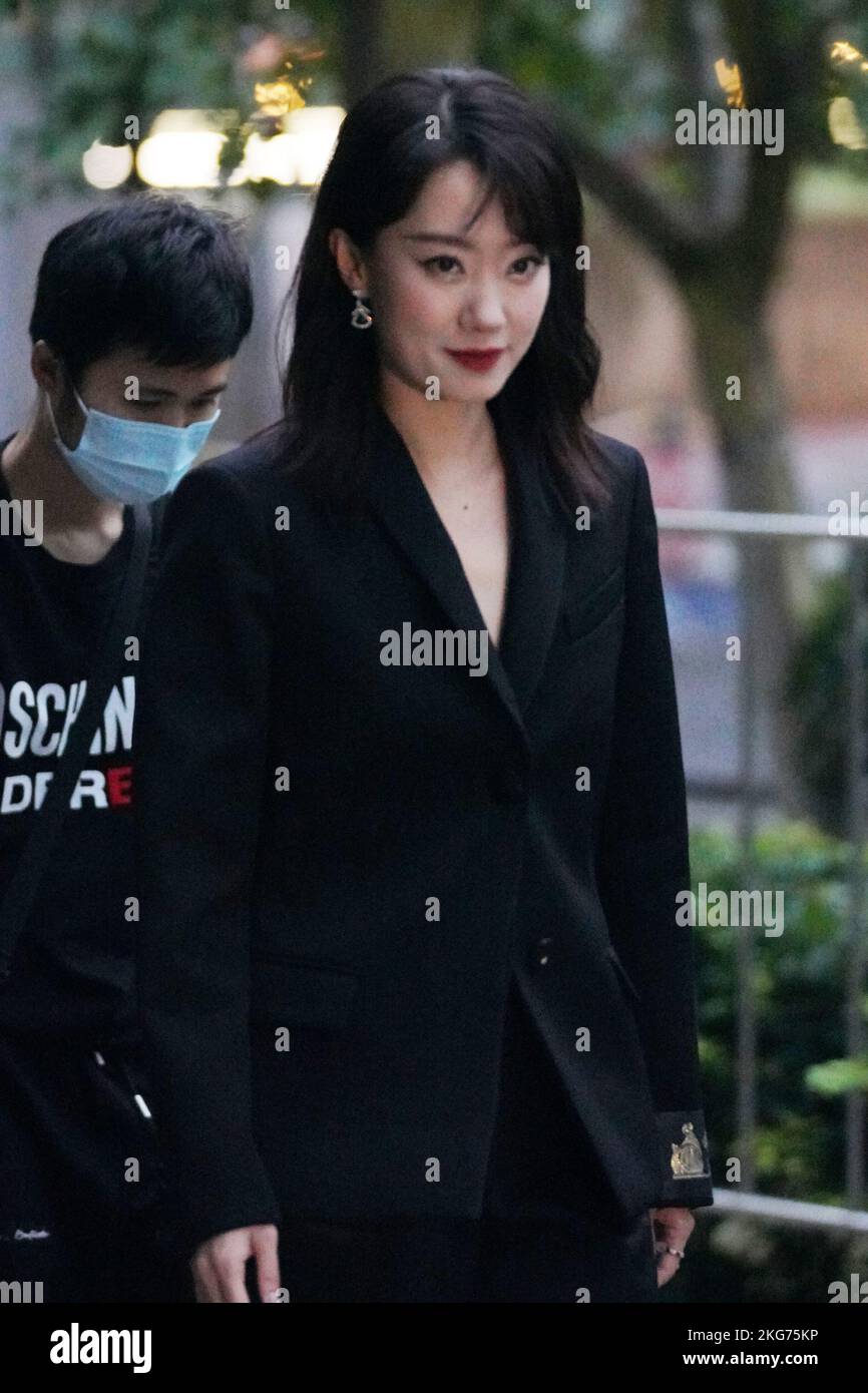 Chinese actress and comedian Zhang Xiaofei attended VOGUE activity in