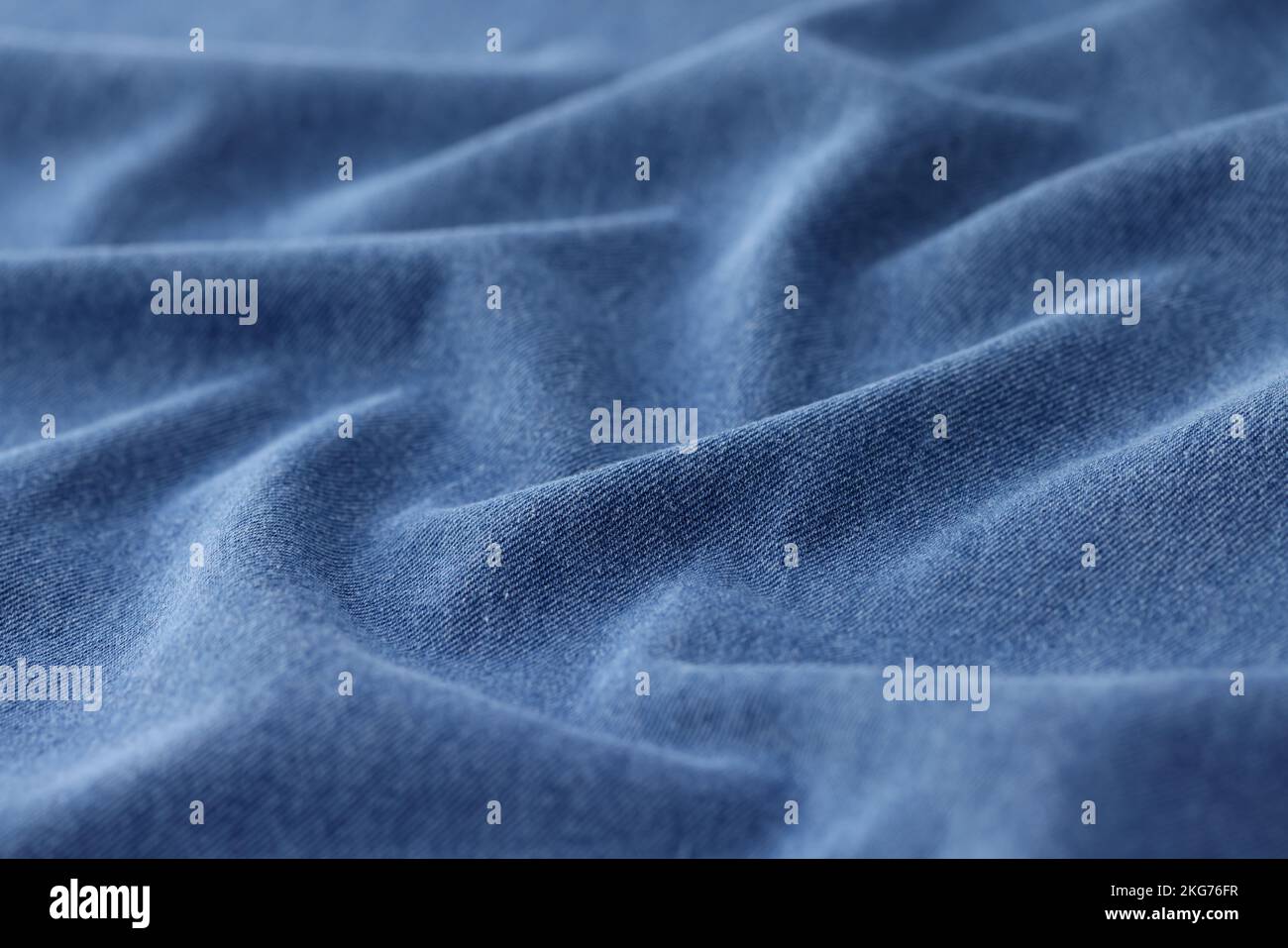 Light blue jeans fabric cloth texture background Stock Photo