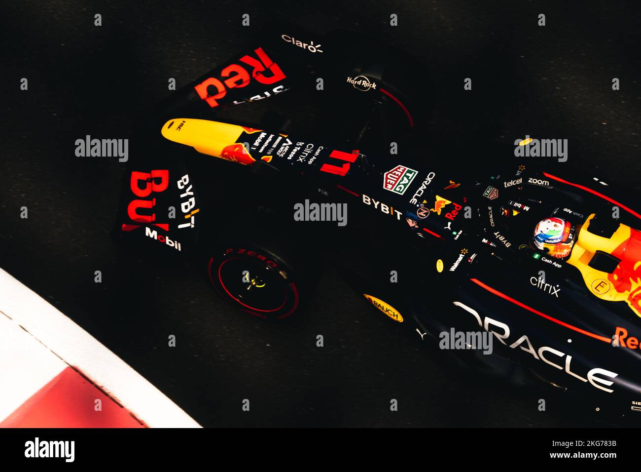 Abu Dhabi, Abu Dhabi. 22nd Nov, 2022. Sergio Perez (MEX) Red Bull Racing RB18. 22.11.2022. Formula 1 Testing, Yas Marina Circuit, Abu Dhabi, Tuesday. Photo credit should read: XPB/Alamy Live News. Credit: XPB Images Ltd/Alamy Live News Stock Photo