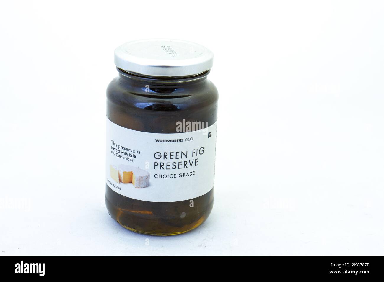 Johannesburg, South Africa a jar of green fig preserve from