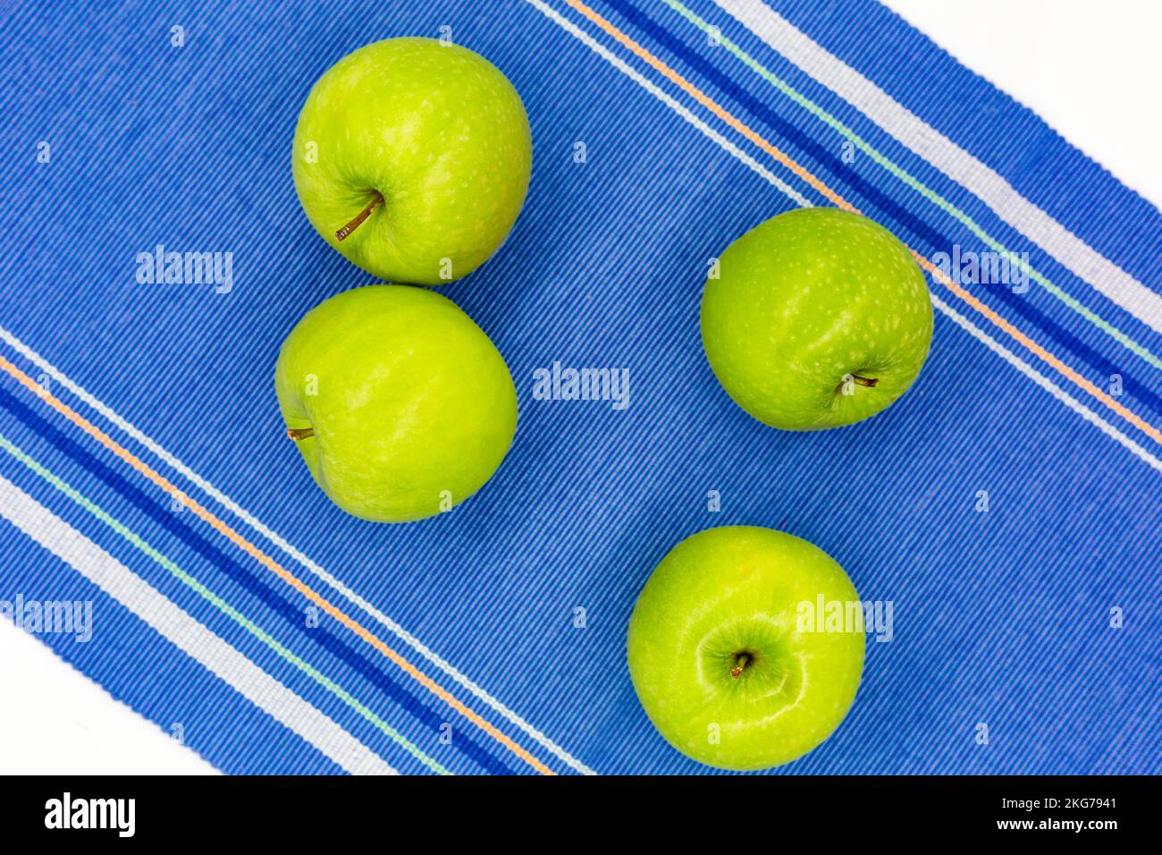 Green apples, source of health and flavor Stock Photo Alamy