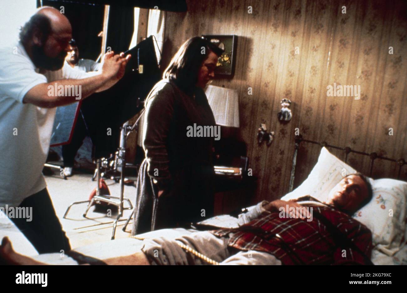Misery Year : 1990  USA Director :Rob Reiner Rob Reiner, Kathy Bates, James Caan  Shooting picture Stock Photo
