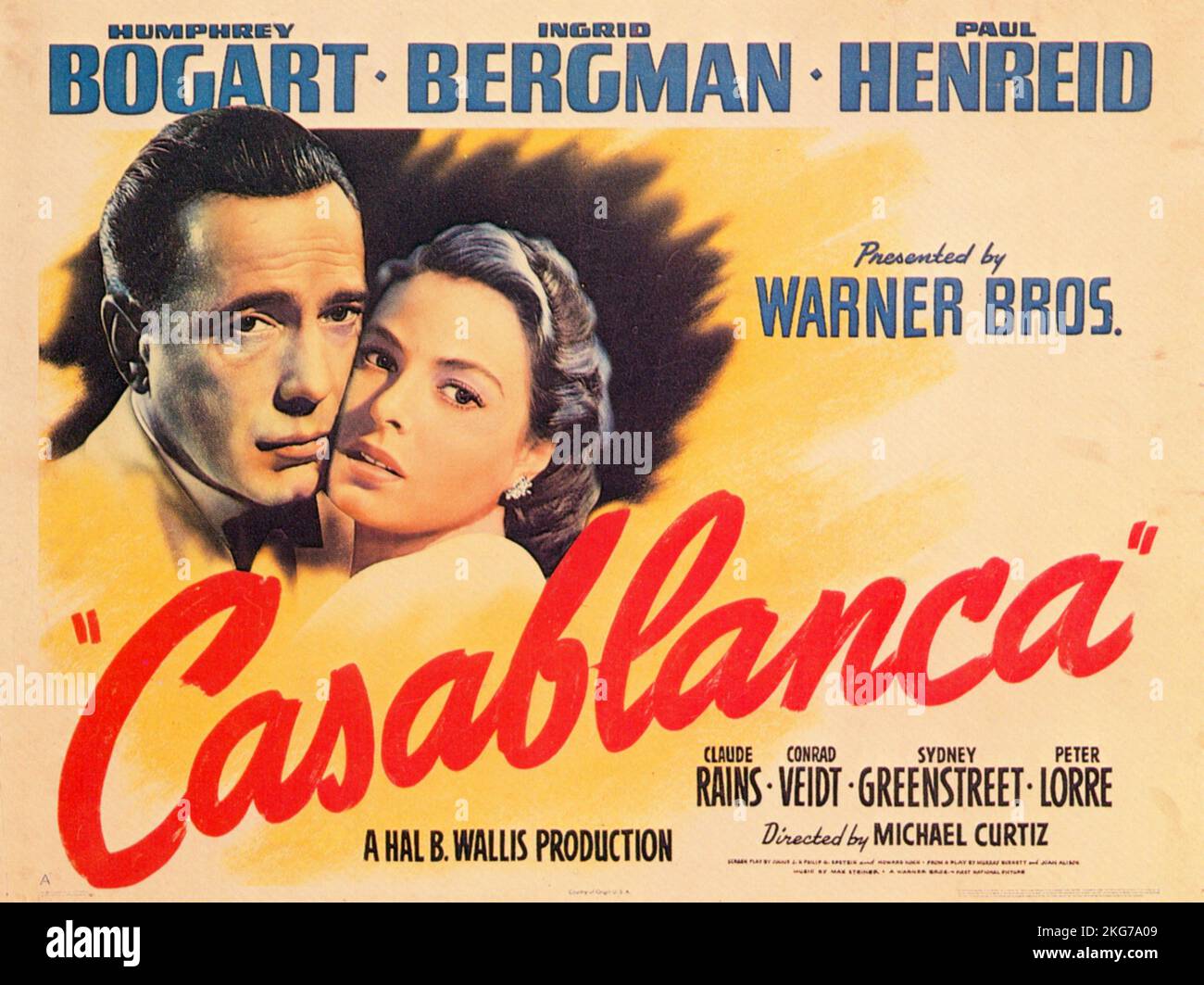 Casablanca movie poster hires stock photography and images Alamy