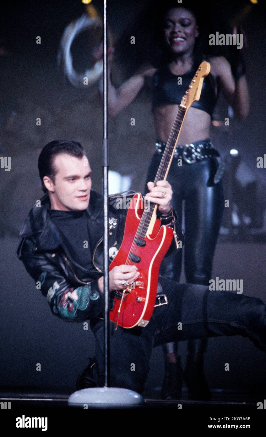 Axel Bauer on the set of the TV show 'Lahaye d'honneur' on TF1 on 1