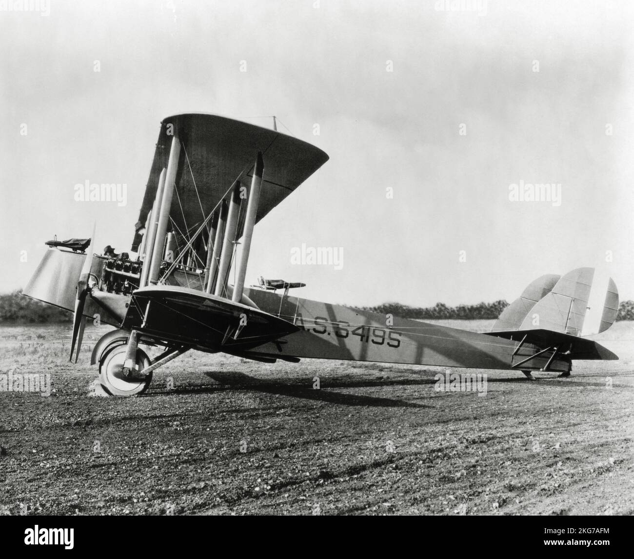 The American Martin MB-2 twin-engine bomber. 1921 Stock Photo