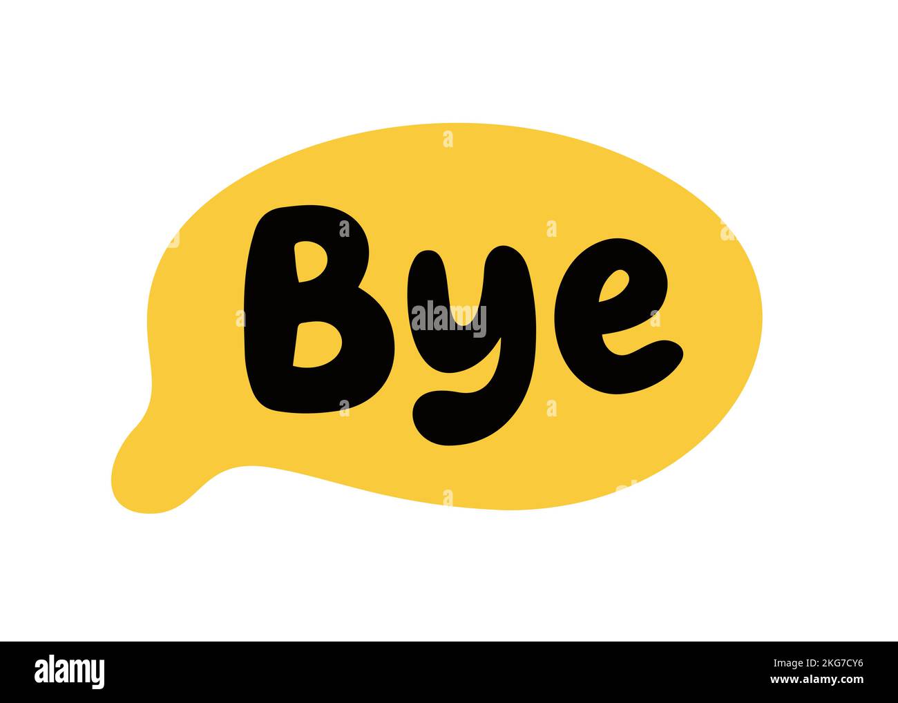 Waving goodbye with slogan Stock Vector Images Alamy