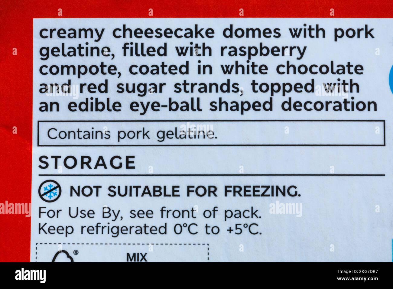 Creamy cheesecake domes with pork gelatine hires stock photography and