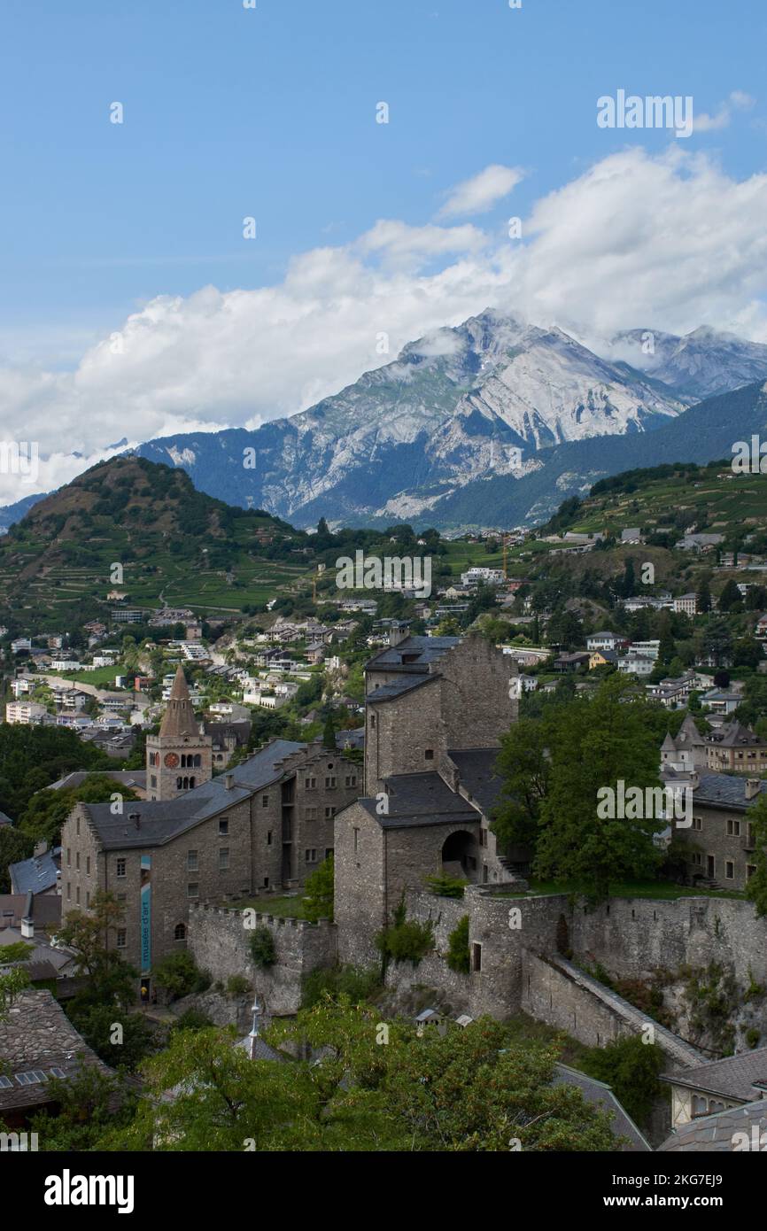 Cathedrale notre dame du glarier de sion hires stock photography and