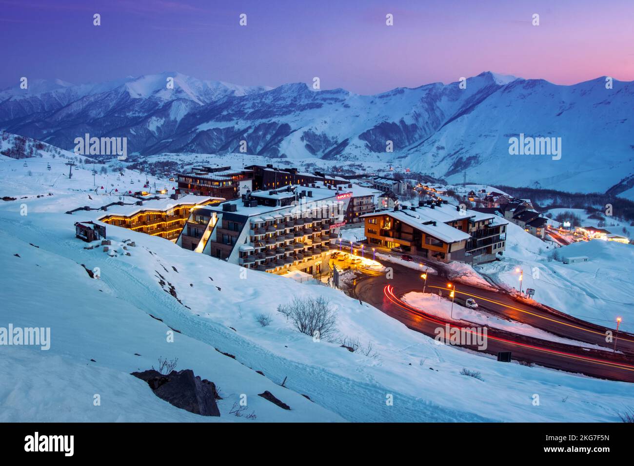 Illustration of Ski Apartment Complex