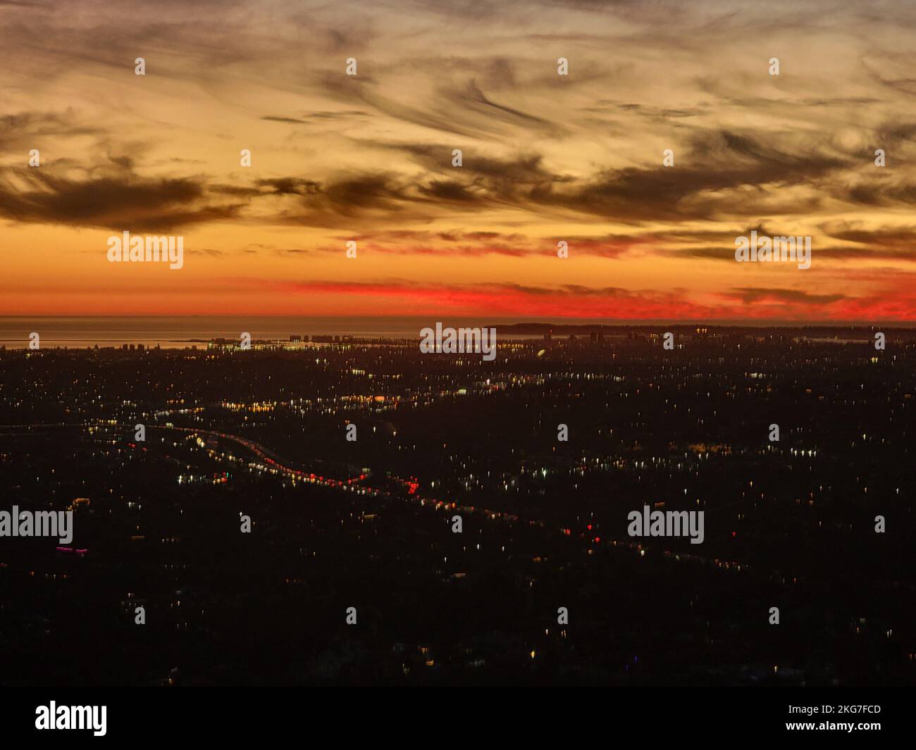 Sunrise san diego skyline view hi-res stock photography and images - Alamy