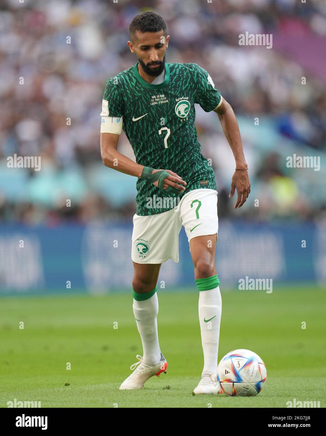 Alfaraj Salman of Saudi Arabia during the Qatar 2022 World Cup match ...