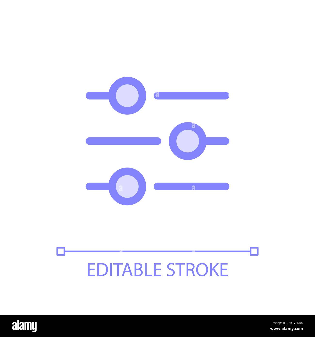 Filters button pixel perfect glassmorphism ui icon Stock Vector Image